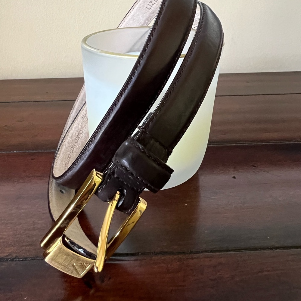 Liz Claiborne brown leather belt S